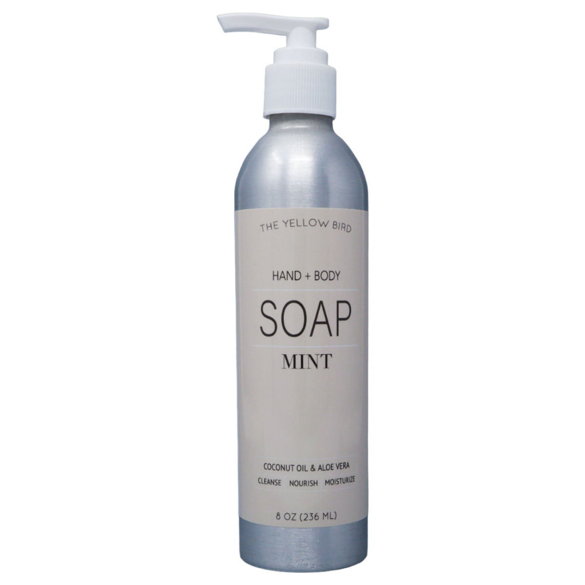 Natural Hand Soap with Rosemary and Mint Blend of Essential Oils - Bulk